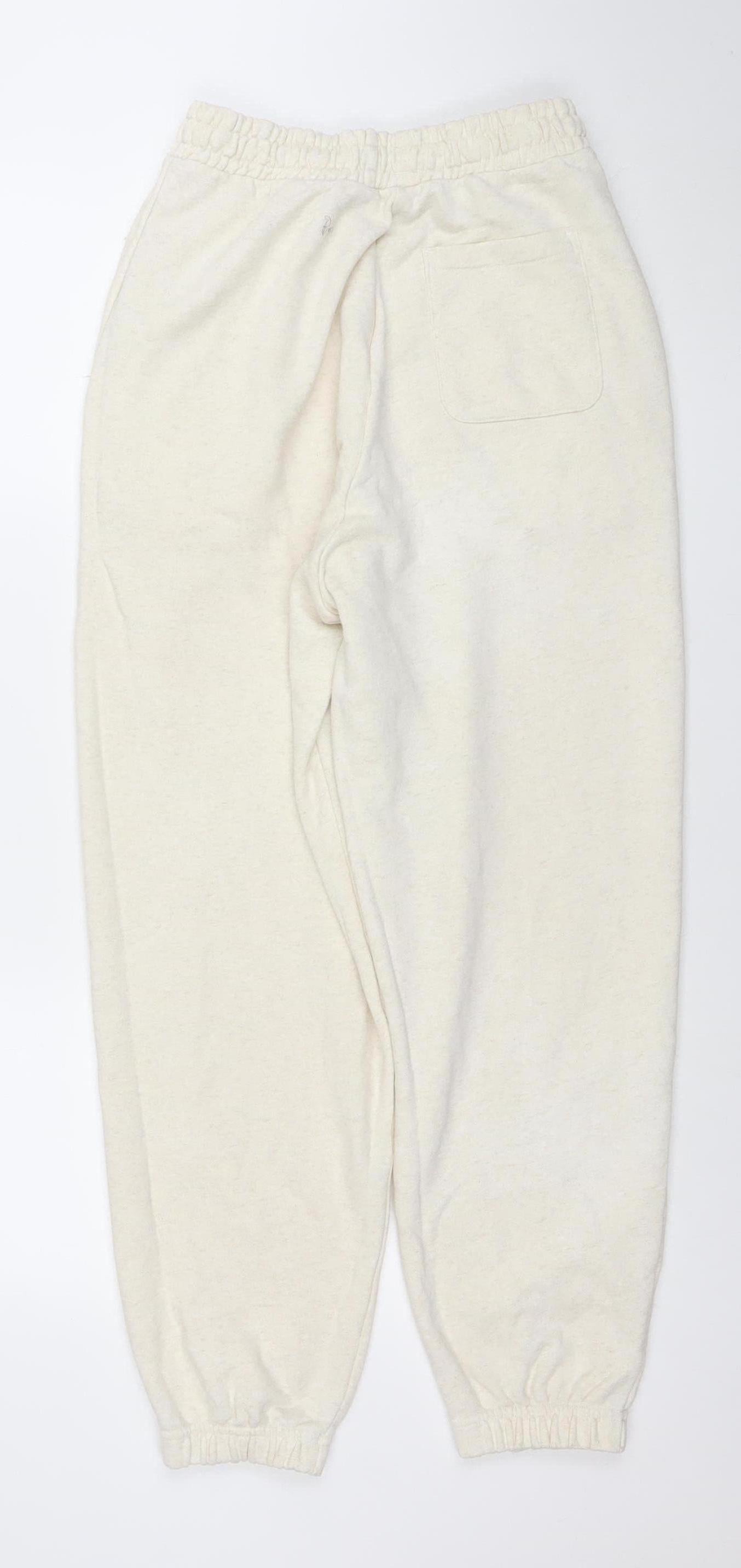Adidas Women’s Ivory Jogger Sweatpants Size 8 Cotton Blend Activewear