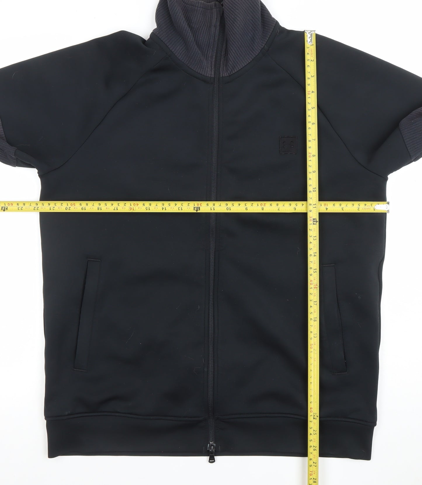 Under Armour Men's Black Full Zip High Neck Sweatshirt L