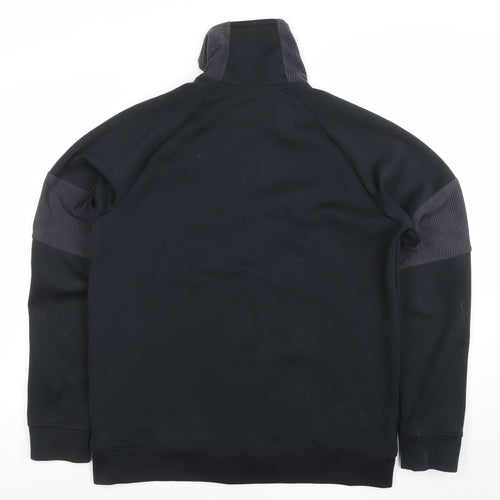 Under Armour Men's Black Full Zip High Neck Sweatshirt L