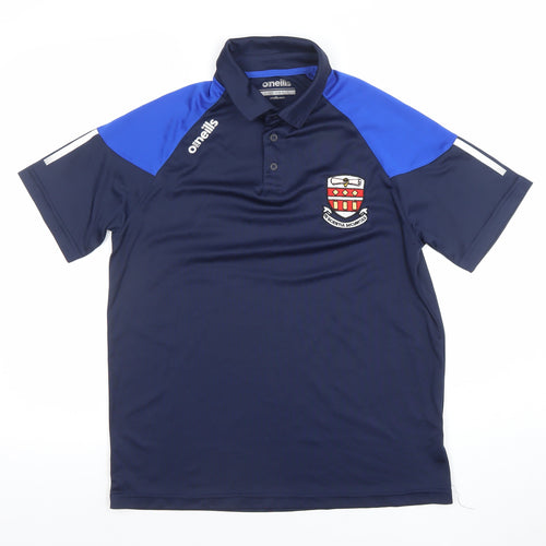 O’Neills Men’s Blue Small Polo Activewear Top Gym Training Shirt