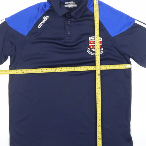 O’Neills Men’s Blue Small Polo Activewear Top Gym Training Shirt