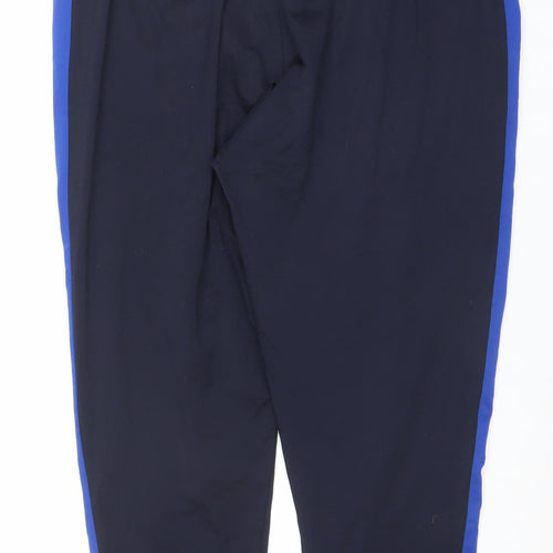 ASOS Men Black & Blue Jogger Trousers L Elastic Waist Lightweight