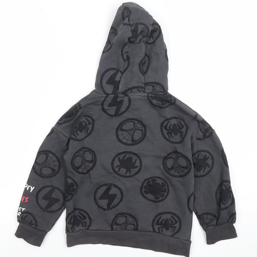 Marvel Spidey and His Amazing Friends Boys Grey Pullover Hoodie 5 Years