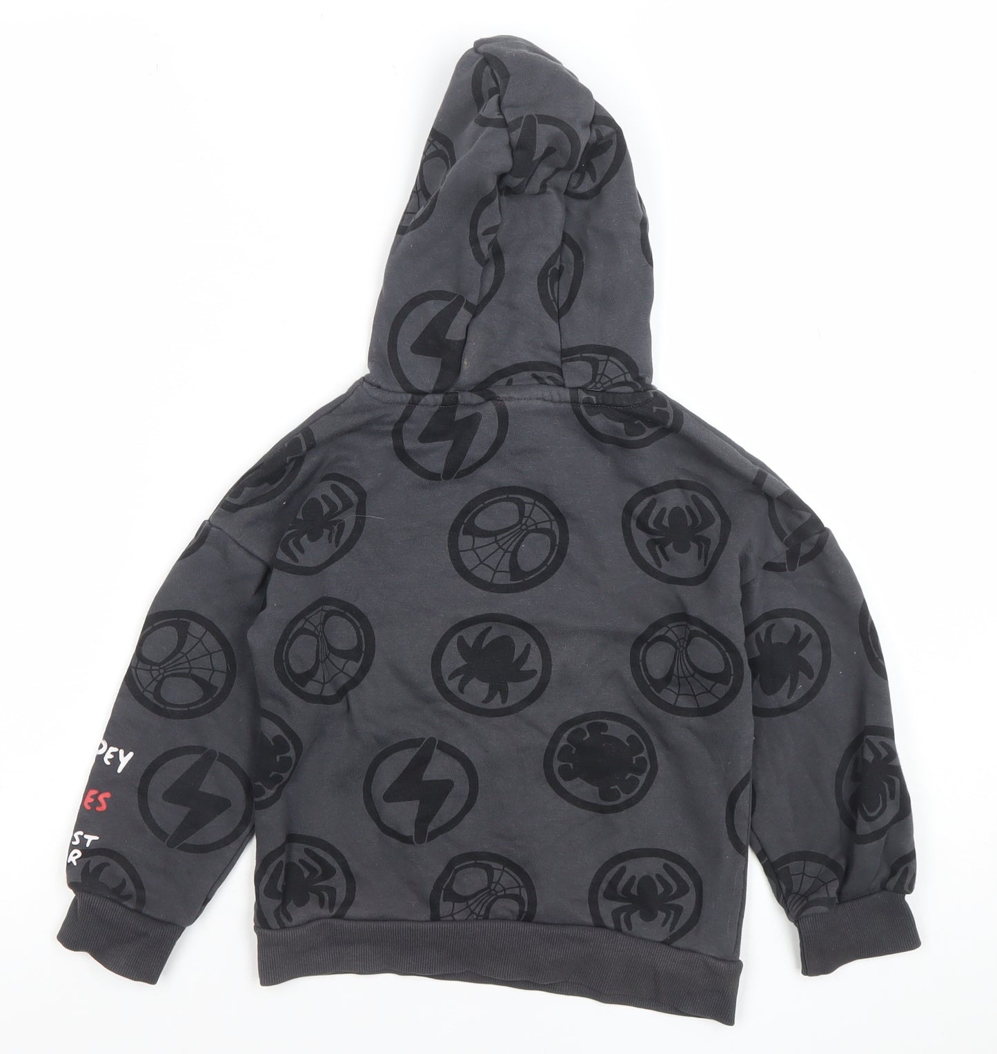 Marvel Spidey and His Amazing Friends Boys Grey Pullover Hoodie 5 Years