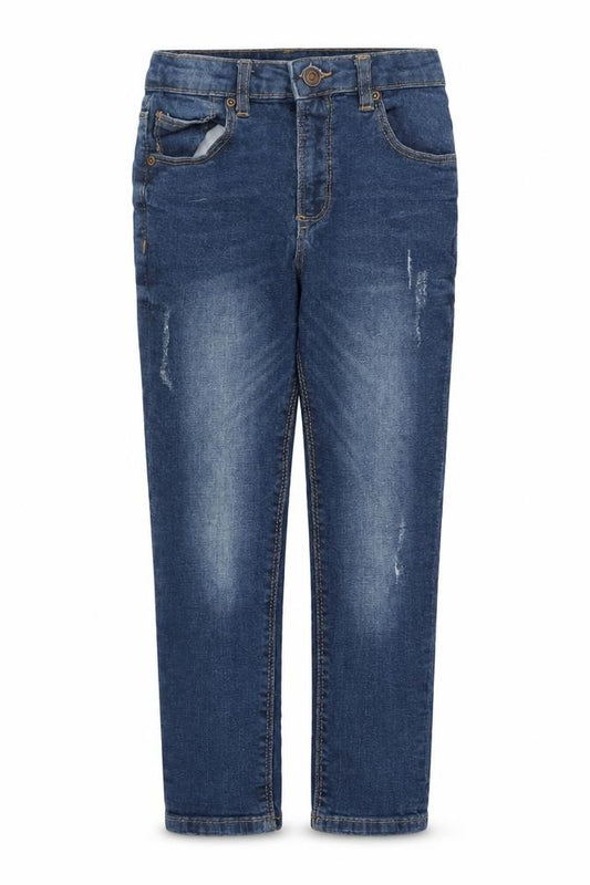 River Island Girls Blue Skinny Jeans Age 7Y Stretch Denim