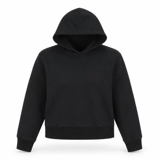 Zara Women's Black Small Pullover Hoodie Sweatshirt