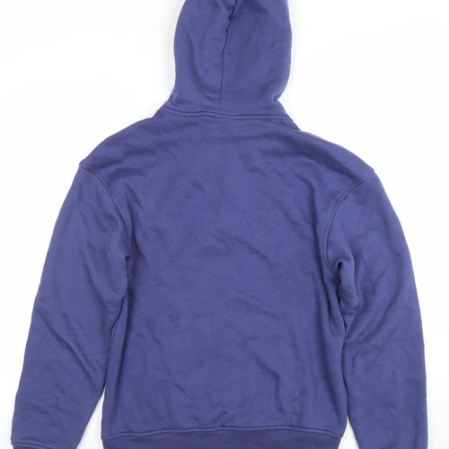 H&M Men's Blue XS Full Zip Relaxed Fit Hoodie Sweatshirt