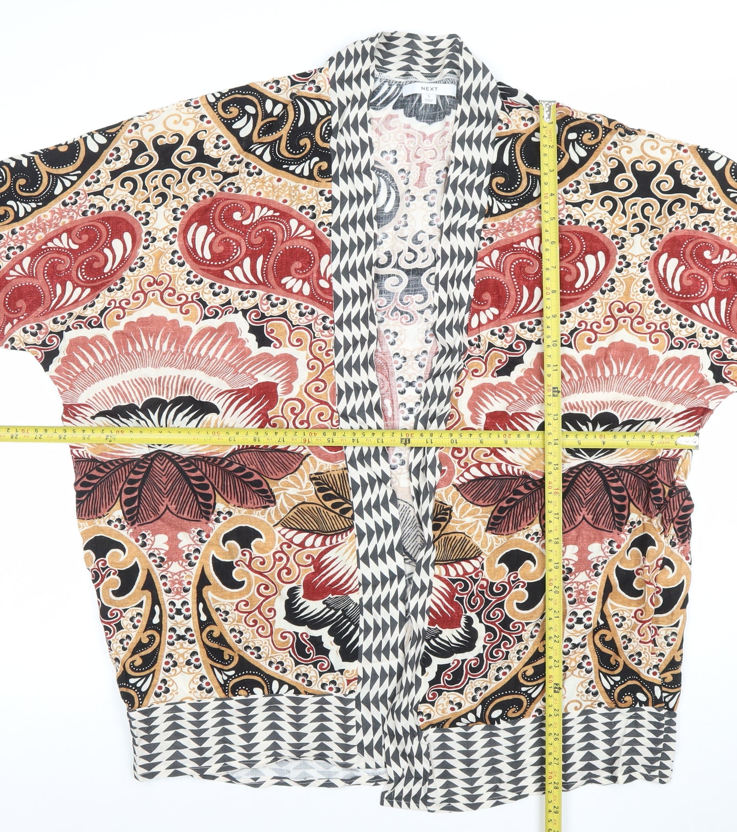 Next Women’s Multicoloured Kimono Style Floral Blouse Size S