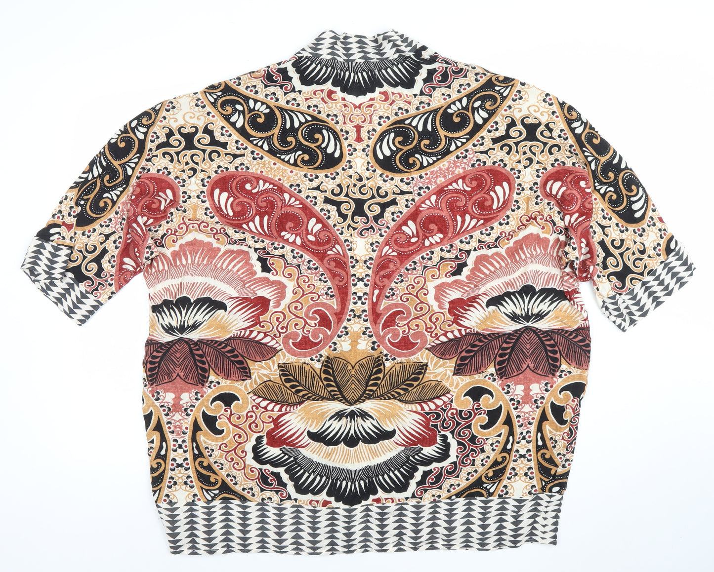 Next Women’s Multicoloured Kimono Style Floral Blouse Size S