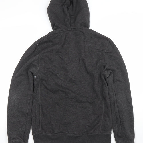 Next Men's Grey Full Zip Hoodie Size S Regular Fit
