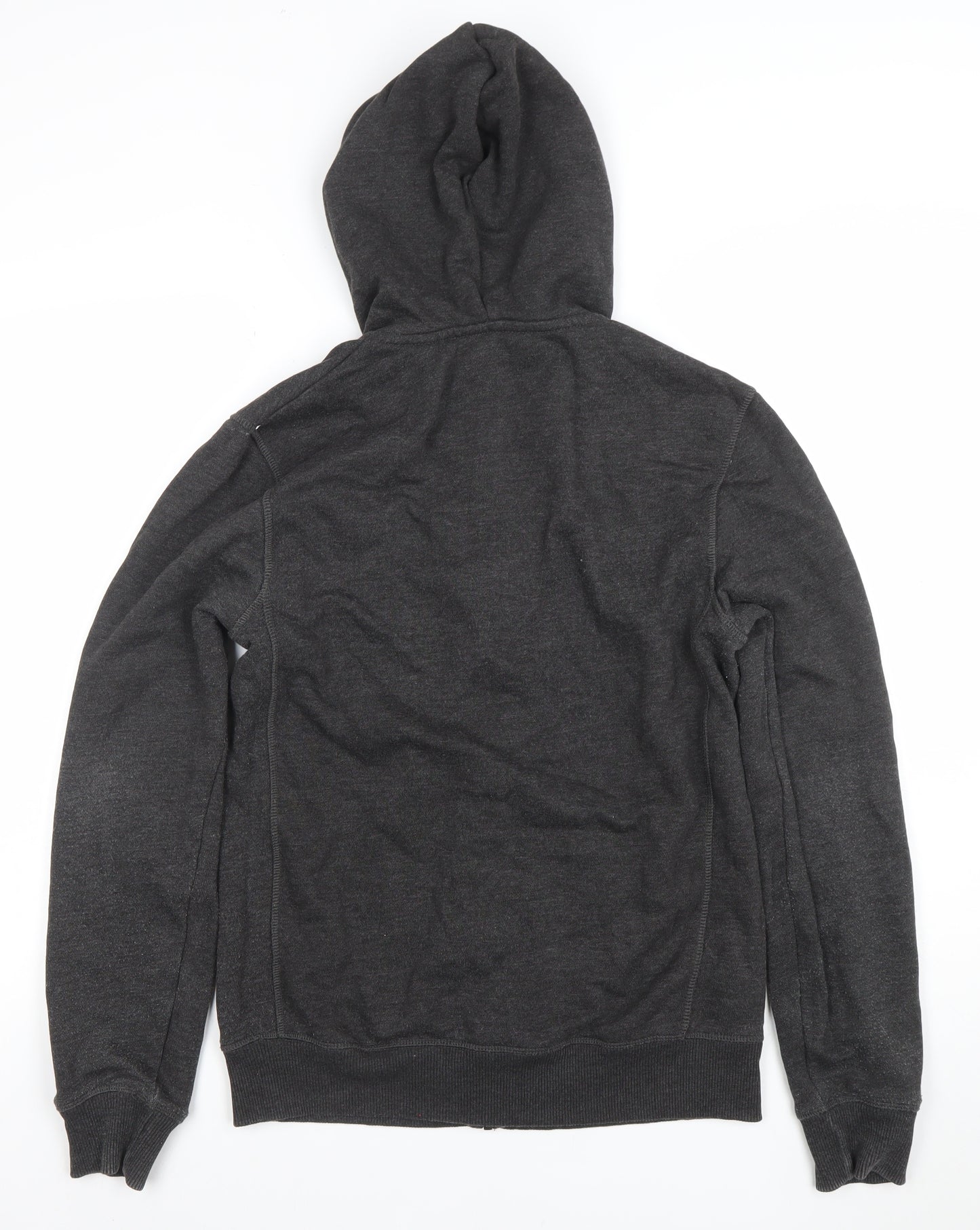 Next Men's Grey Full Zip Hoodie Size S Regular Fit