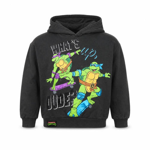 Nickelodeon Teenage Mutant Ninja Turtles Boys Black Hoodie 5-6 Years Pullover