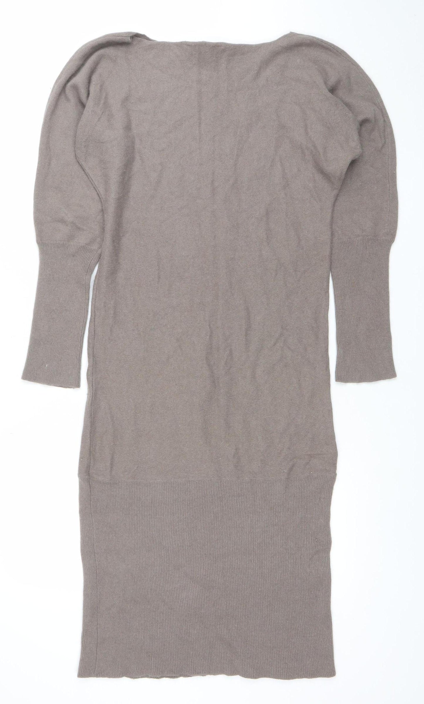 Atmosphere Women’s Brown Jumper Dress Size 8 Knit Long Sleeve