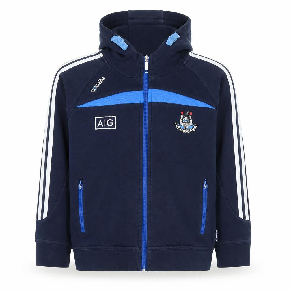 O’Neills Boys Navy Blue Full Zip Hoodie 9/10 Years Dublin GAA Sports Top
