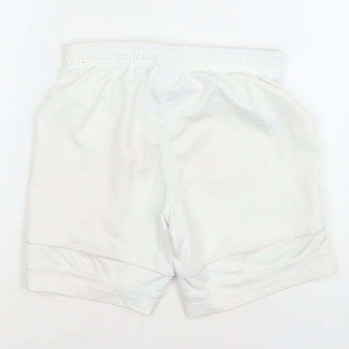 Nike Boys White Dri-FIT Athletic Football Shorts Size Small