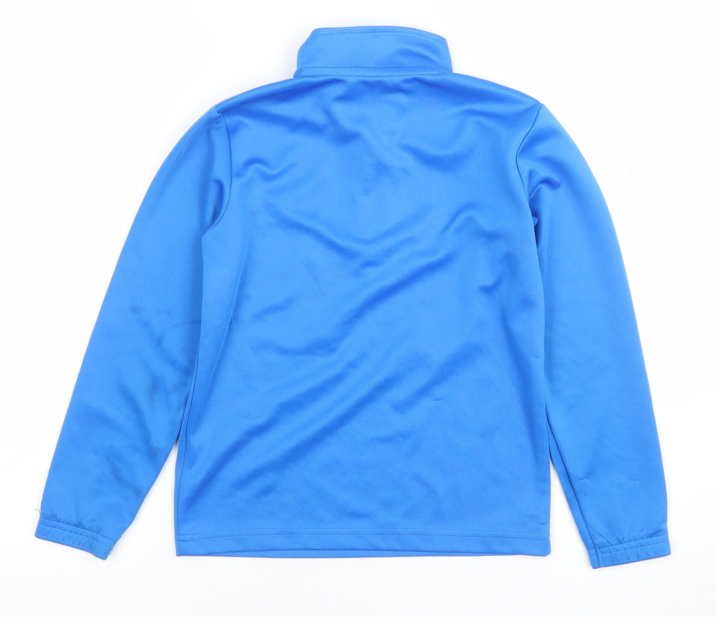 Puma Boys Blue 7-8 Years 1/4 Zip DryCell Hoodie Sweatshirt