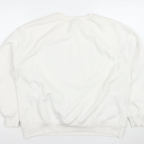 Dunnes Women White Copenhagen Graphic Crew Neck Sweatshirt L