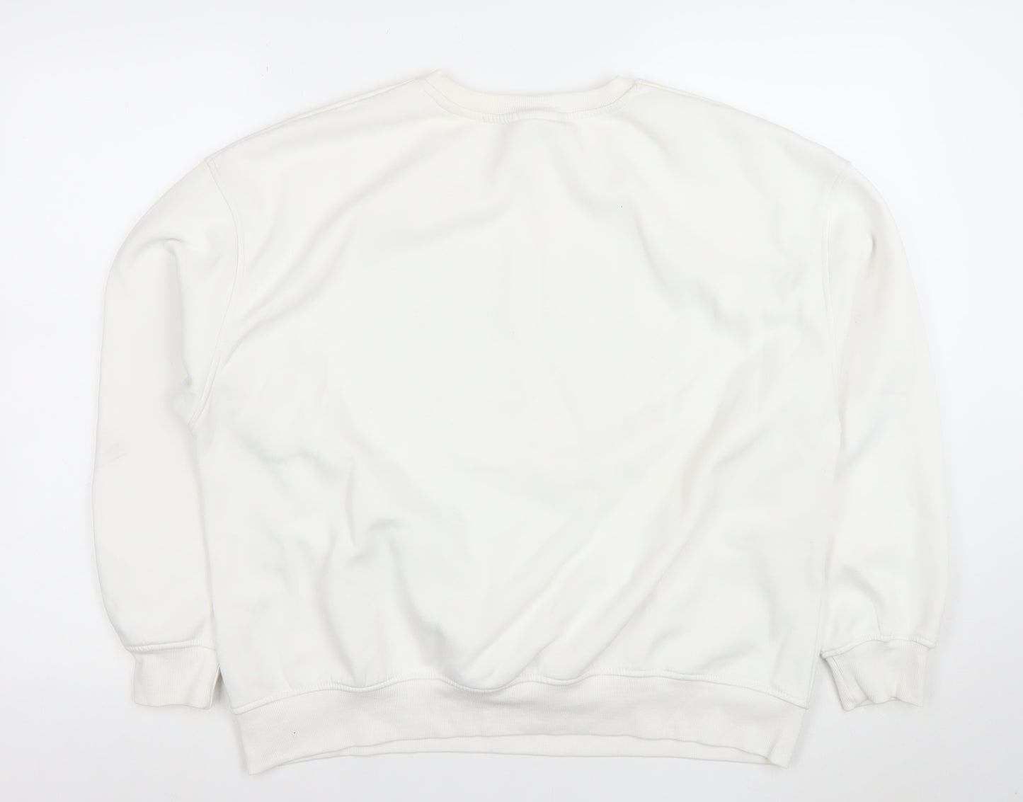 Dunnes Women White Copenhagen Graphic Crew Neck Sweatshirt L