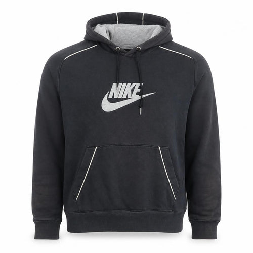 Nike Men’s Black Pullover Hoodie M Logo Fleece Sportswear