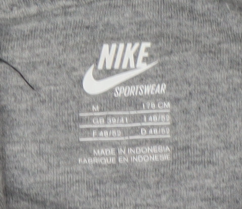 Nike Men’s Black Pullover Hoodie M Logo Fleece Sportswear