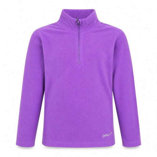 Gelert Girls Purple Fleece 1/4 Zip Sweatshirt 13-14 Years Outdoor Layer