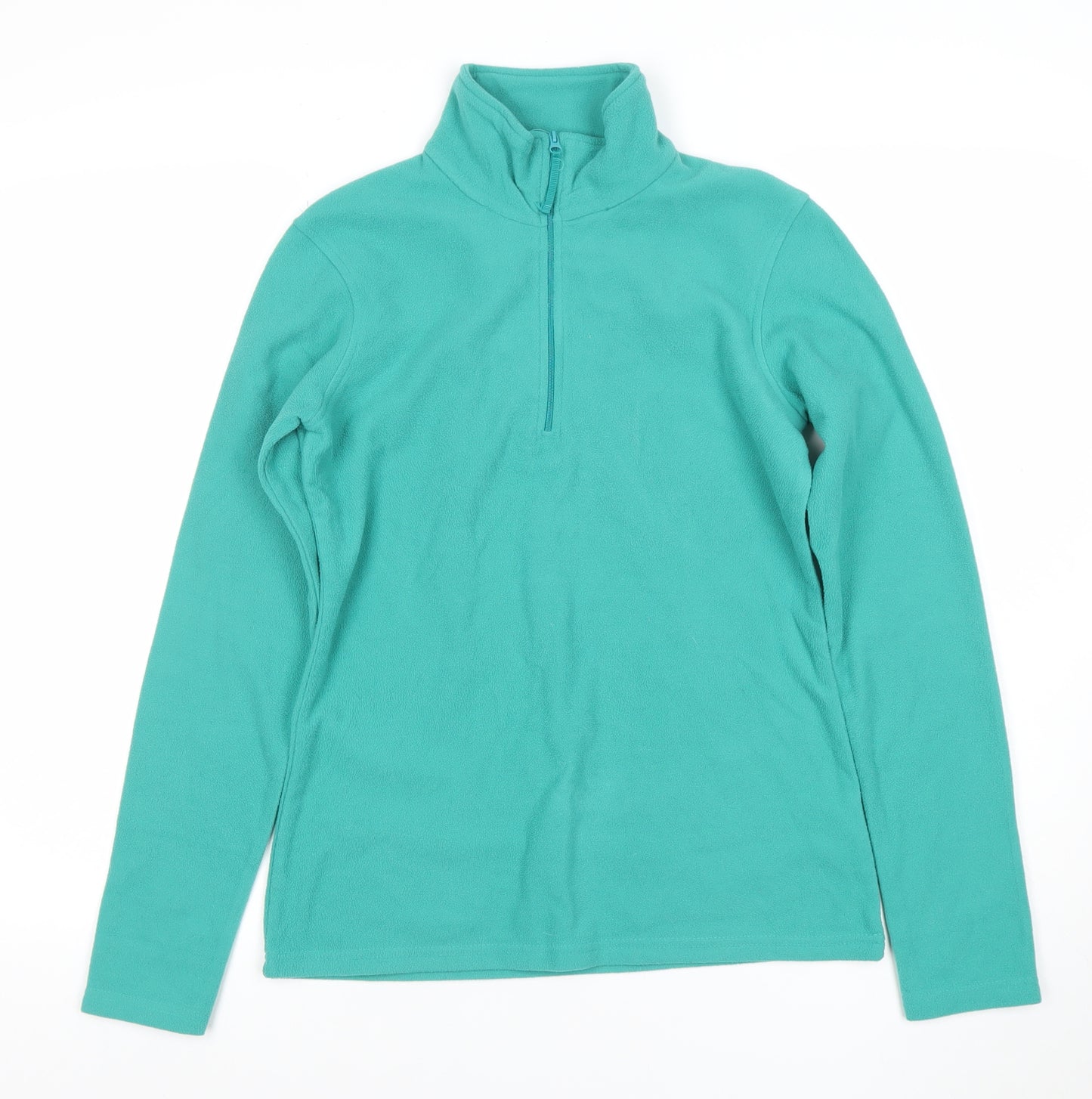 Mountain Warehouse Women's Teal Fleece Pullover 1/2 Zip Sweatshirt Size S