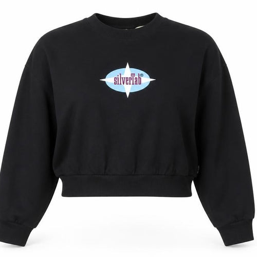 Levi’s SilverTab Black Cotton Crew Neck Sweatshirt Women’s L