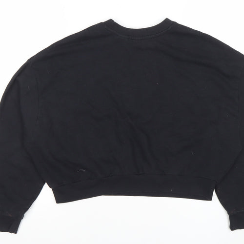 Levi’s SilverTab Black Cotton Crew Neck Sweatshirt Women’s L