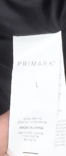 Primark Men's Grey L Hooded Puffer Jacket Winter Casual Coat