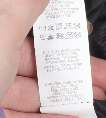 Primark Men's Grey L Hooded Puffer Jacket Winter Casual Coat