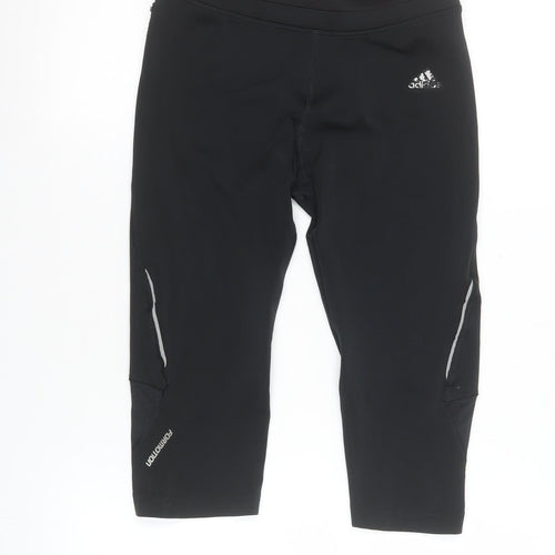 Adidas Womens Black Size 12 Compression Clima365 Running Shorts