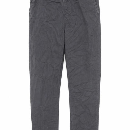 Denim Co Boys Black Slim Fit Cotton Joggers 12-13 Years
