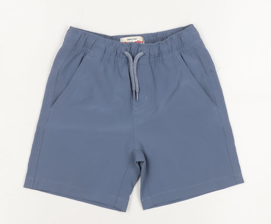 Wrangler Boys Blue Regular Fit Athletic Shorts Size 5 Years