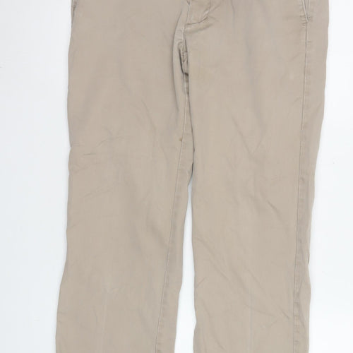Dockers Men Beige Chino Trousers 32x34 Slim Fit Cotton
