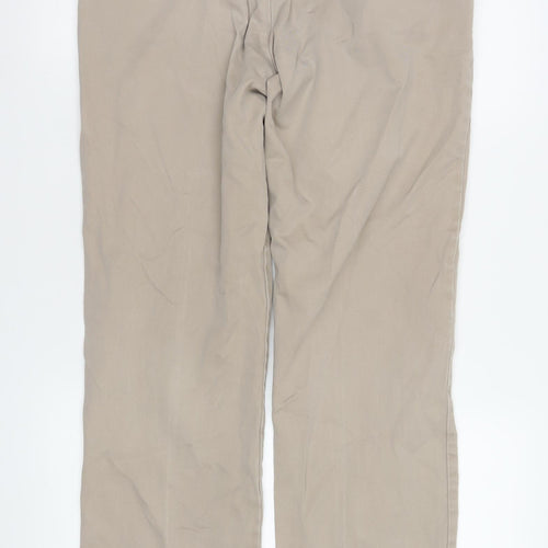 Dockers Men Beige Chino Trousers 32x34 Slim Fit Cotton