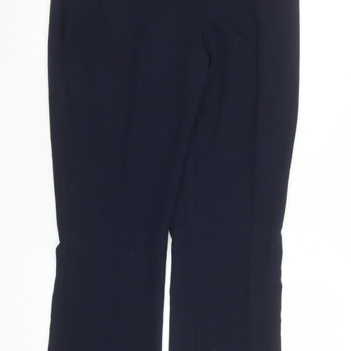 Dunnes Stores Womens Blue Straight Leg Dress Pants Size 12
