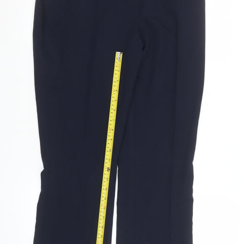 Dunnes Stores Womens Blue Straight Leg Dress Pants Size 12