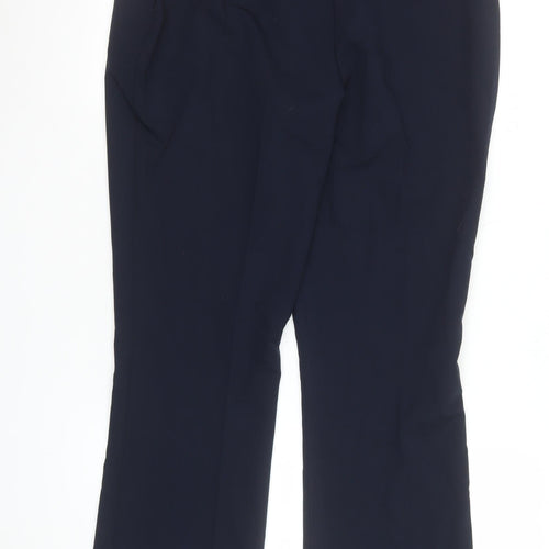 Dunnes Stores Womens Blue Straight Leg Dress Pants Size 12
