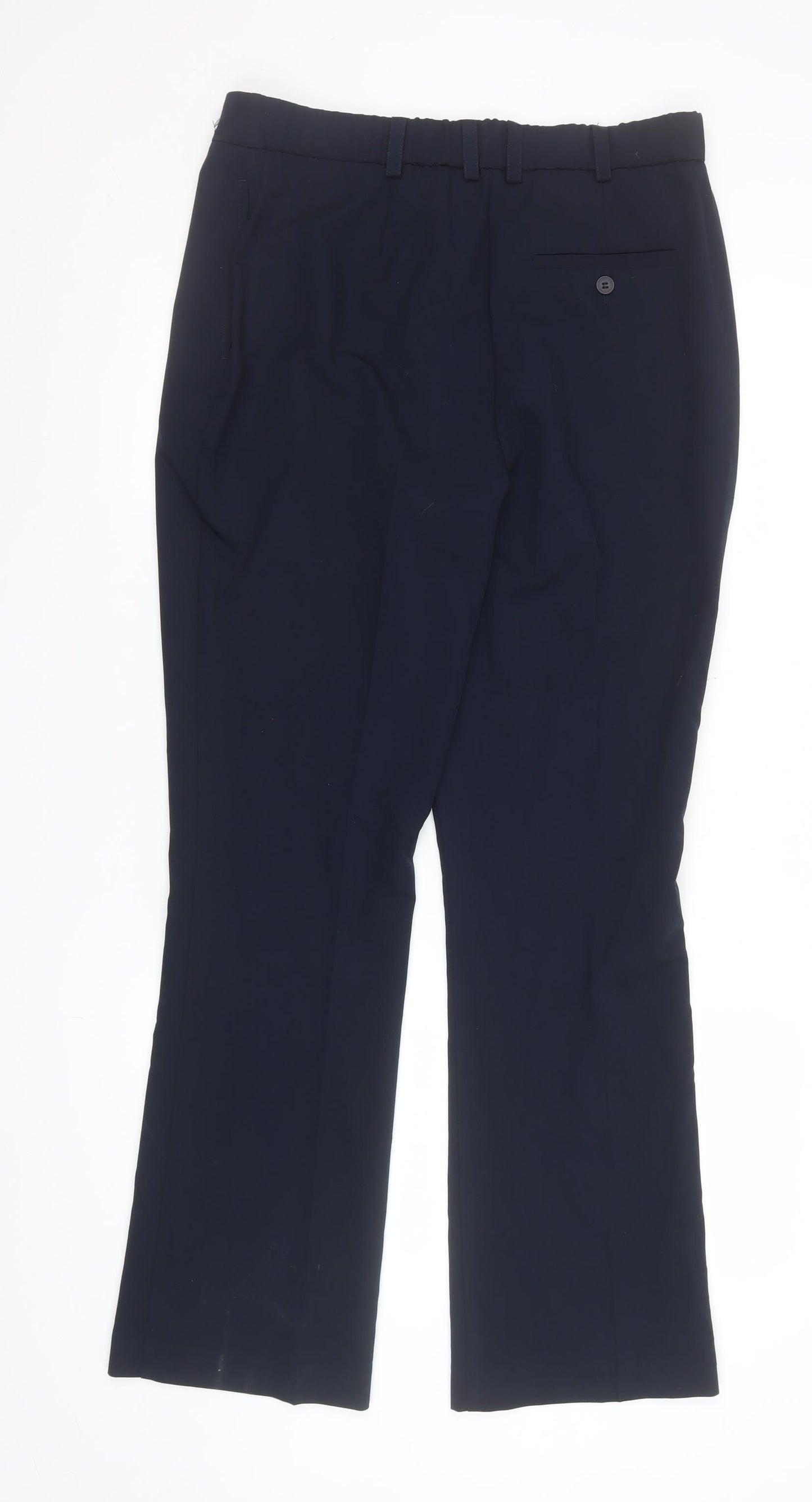 Dunnes Stores Womens Blue Straight Leg Dress Pants Size 12