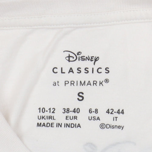 Primark Disney Bambi Women's Ivory Cropped T-Shirt Size S