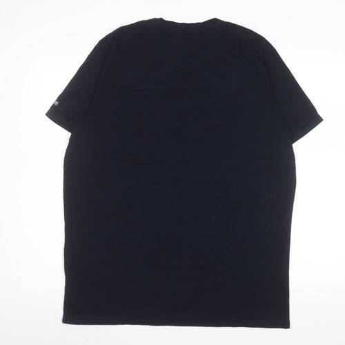 Bailey's Men's Blue XL Crew Neck Cotton Elastane T-Shirt
