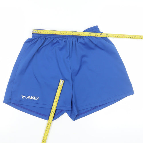 Masita Men's Blue Athletic Gym Training Shorts Size L