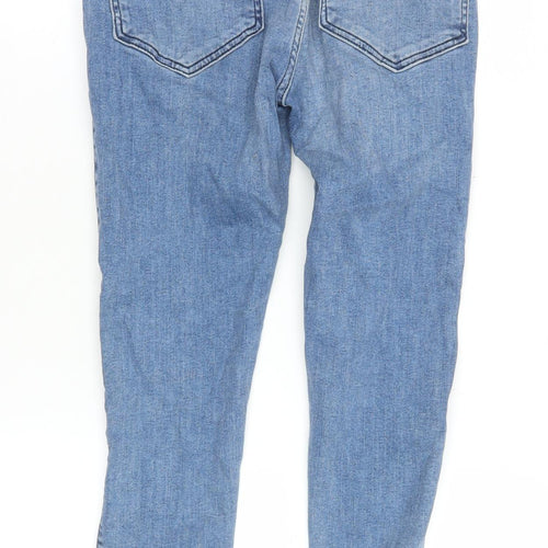 SikSilk Men's Blue Distressed Skinny Jeans Size S