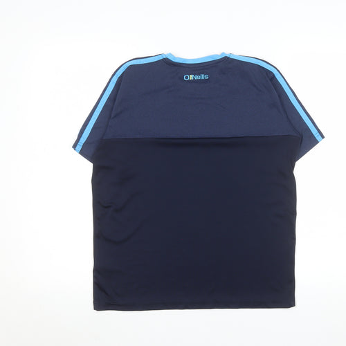 O'Neills Boys Blue Colourblock Sports T-Shirt 13 Years Lightweight Top