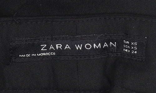 Zara Woman Black XS Slim Fit Dress Pants Trousers
