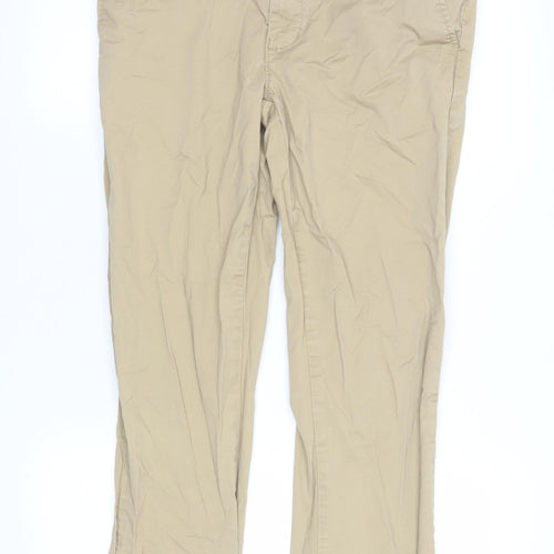 Dunnes Stores Men's Beige Chino Trousers 32W 31L Cotton Stretch