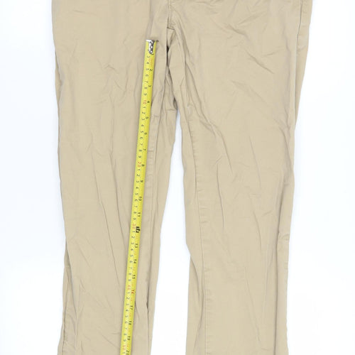 Dunnes Stores Men's Beige Chino Trousers 32W 31L Cotton Stretch