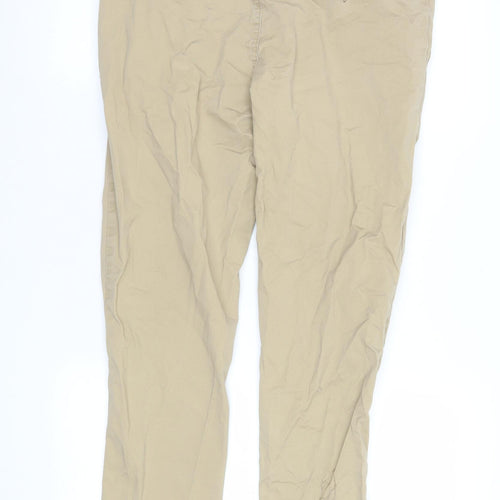 Dunnes Stores Men's Beige Chino Trousers 32W 31L Cotton Stretch