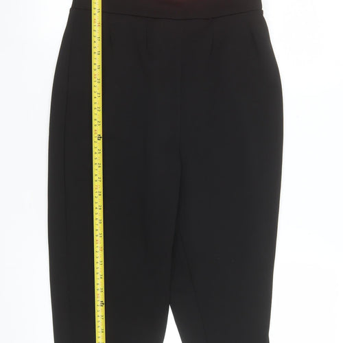 Quiz Womens Coral Black Colourblock Sleeveless Jumpsuit Size 12