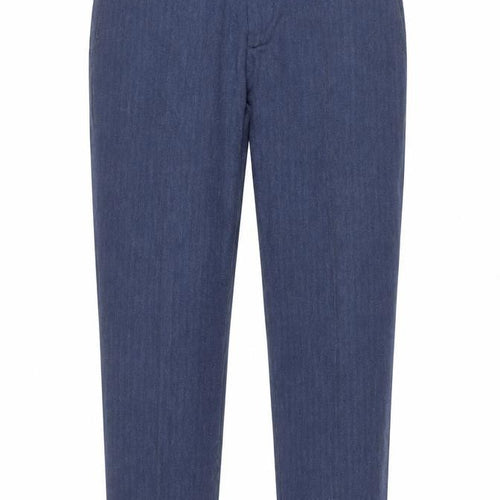Trenery Men's Blue Slim Fit Chino Trousers Size 34